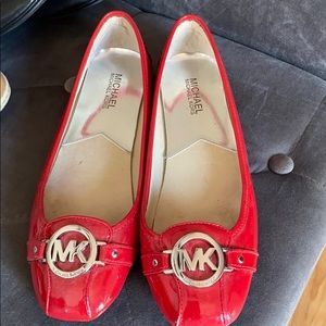 Michael Kors Patent Leather Moccasins